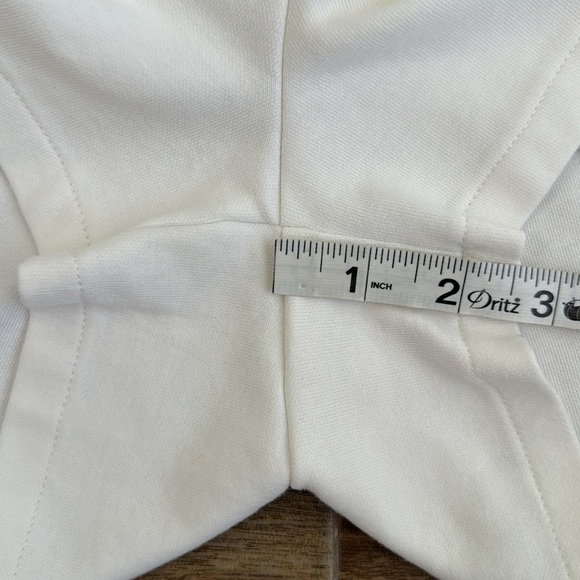 Zara White Cotten Blend Romper, M - Picture 10 of 15
